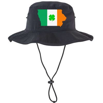 Irish Flag Iowa State Map St Patrick's Day Legacy Cool Fit Booney Bucket Hat