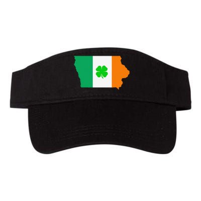 Irish Flag Iowa State Map St Patrick's Day Valucap Bio-Washed Visor