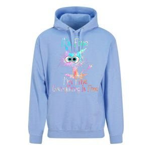 It's Fine I'm Fine Everything Is Fine Unisex Surf Hoodie