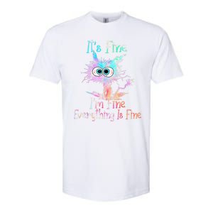 It's Fine I'm Fine Everything Is Fine Softstyle CVC T-Shirt