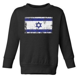 Israeli Flag Israel Toddler Sweatshirt