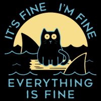 It's Fine I'm Fine Everything Is Fine Impact Tech Backpack