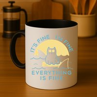 It's Fine I'm Fine Everything Is Fine Mug