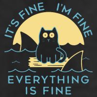 It's Fine I'm Fine Everything Is Fine 15oz Campfire Ceramic Mug