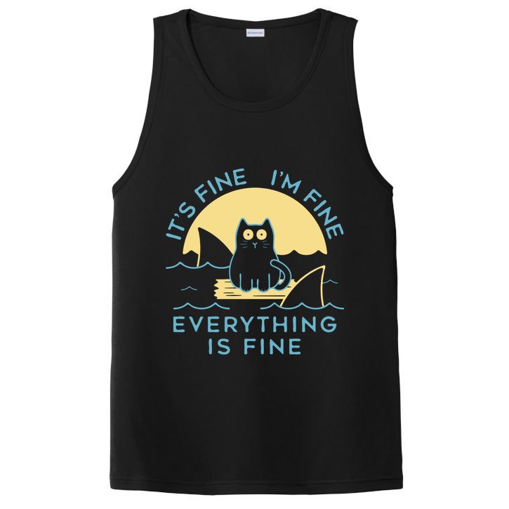 It's Fine I'm Fine Everything Is Fine PosiCharge Competitor Tank