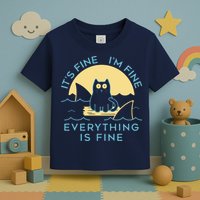 It's Fine I'm Fine Everything Is Fine Toddler T-Shirt