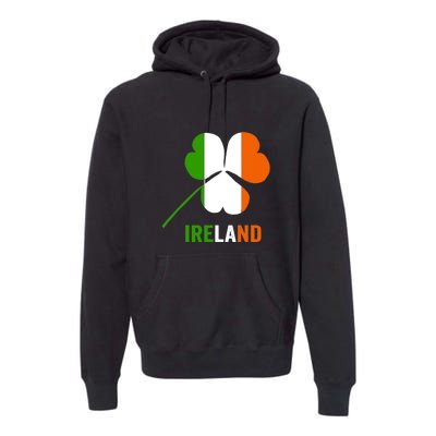 Irish Flag I love Ireland St. Patrick's Men Women Kids Premium Hoodie