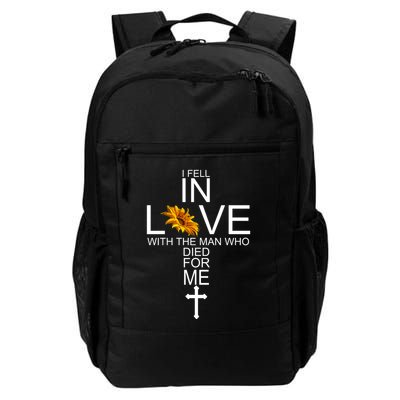 I Fell In Love With The Man Who Died For Me Jesus Backpack