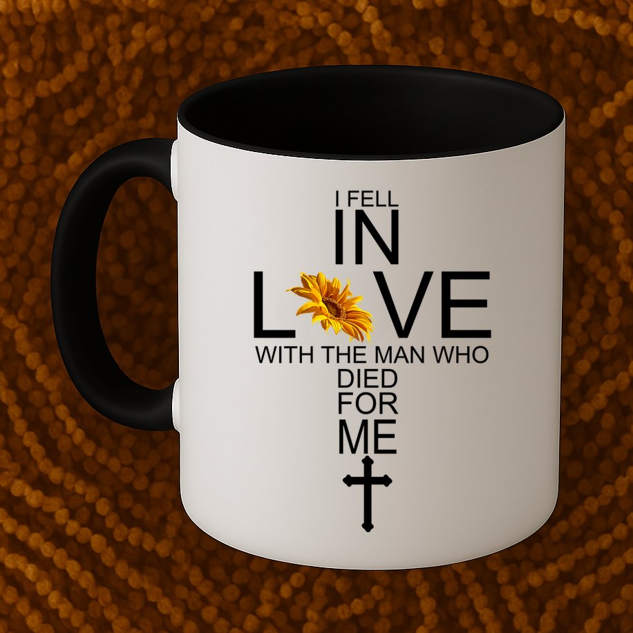 I Fell In Love With The Man Who Died For Me Jesus Mug