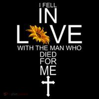 I Fell In Love With The Man Who Died For Me Jesus 16 in Basic Backpack