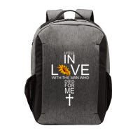 I Fell In Love With The Man Who Died For Me Jesus Vector Backpack