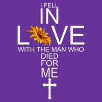I Fell In Love With The Man Who Died For Me Jesus Youth Performance Sprint T-Shirt
