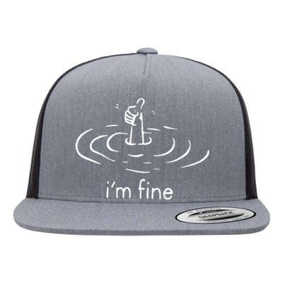 Im Fine Flat Bill Trucker Hat