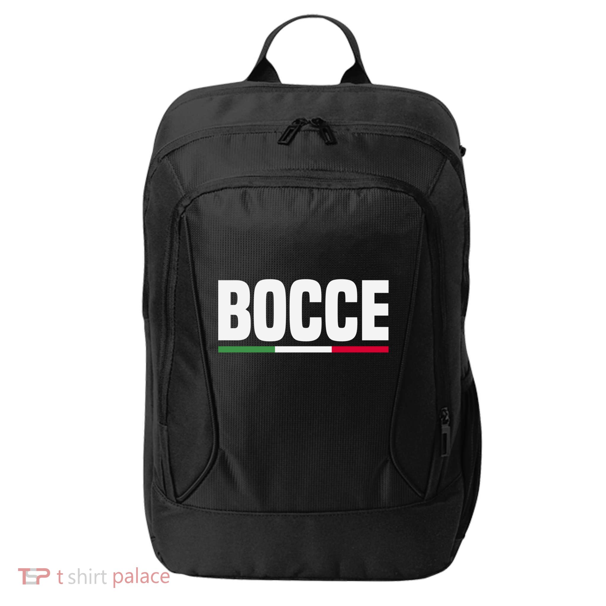 Italy Flag Italian Bocce Ball Player Meaningful Gift City Backpack