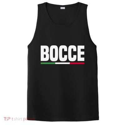 Italy Flag Italian Bocce Ball Player Meaningful Gift PosiCharge Competitor Tank