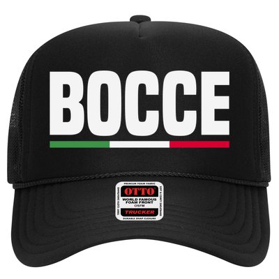 Italy Flag Italian Bocce Ball Player Meaningful Gift Trucker Hat