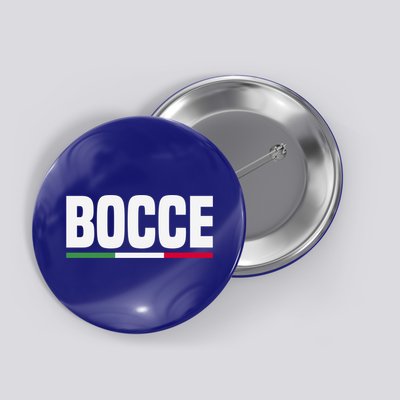 Italy Flag Italian Bocce Ball Player Meaningful Gift Button