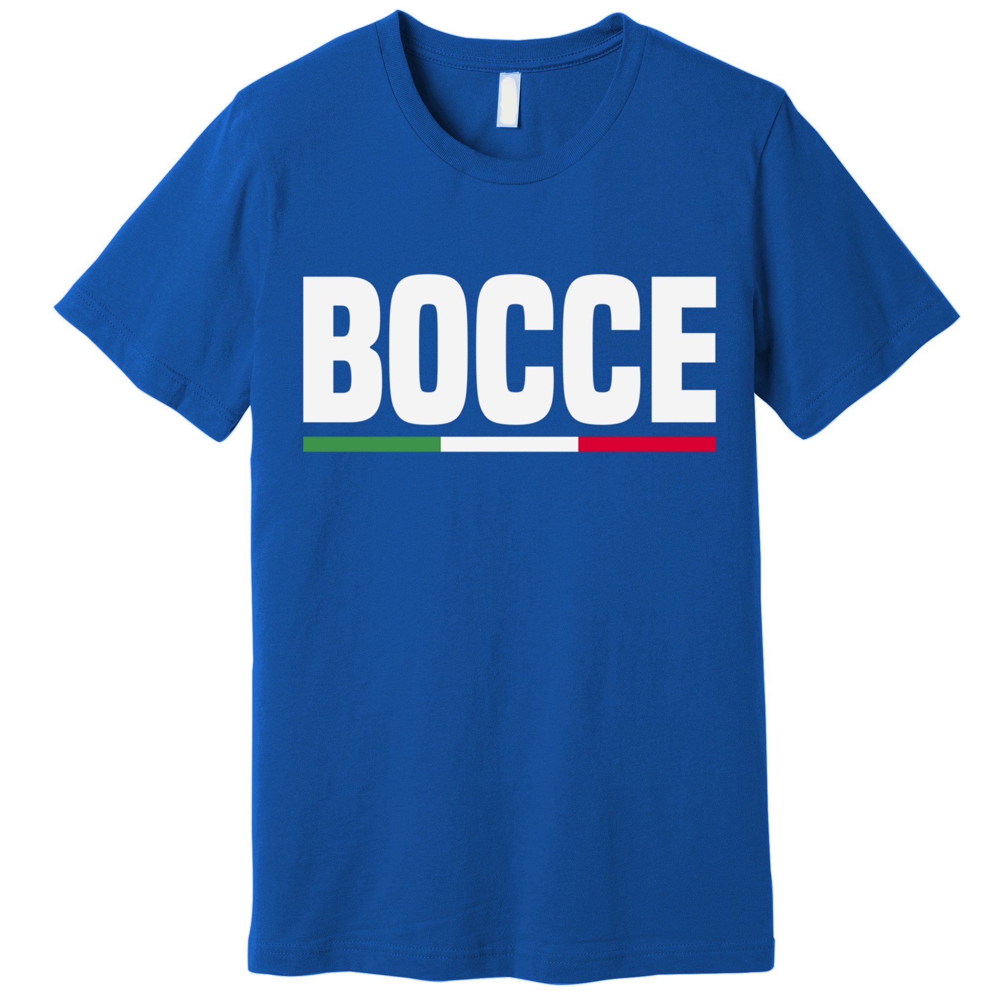 Italy Flag Italian Bocce Ball Player Meaningful Gift Premium T-Shirt