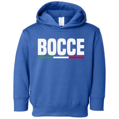 Italy Flag Italian Bocce Ball Player Meaningful Gift Toddler Hoodie