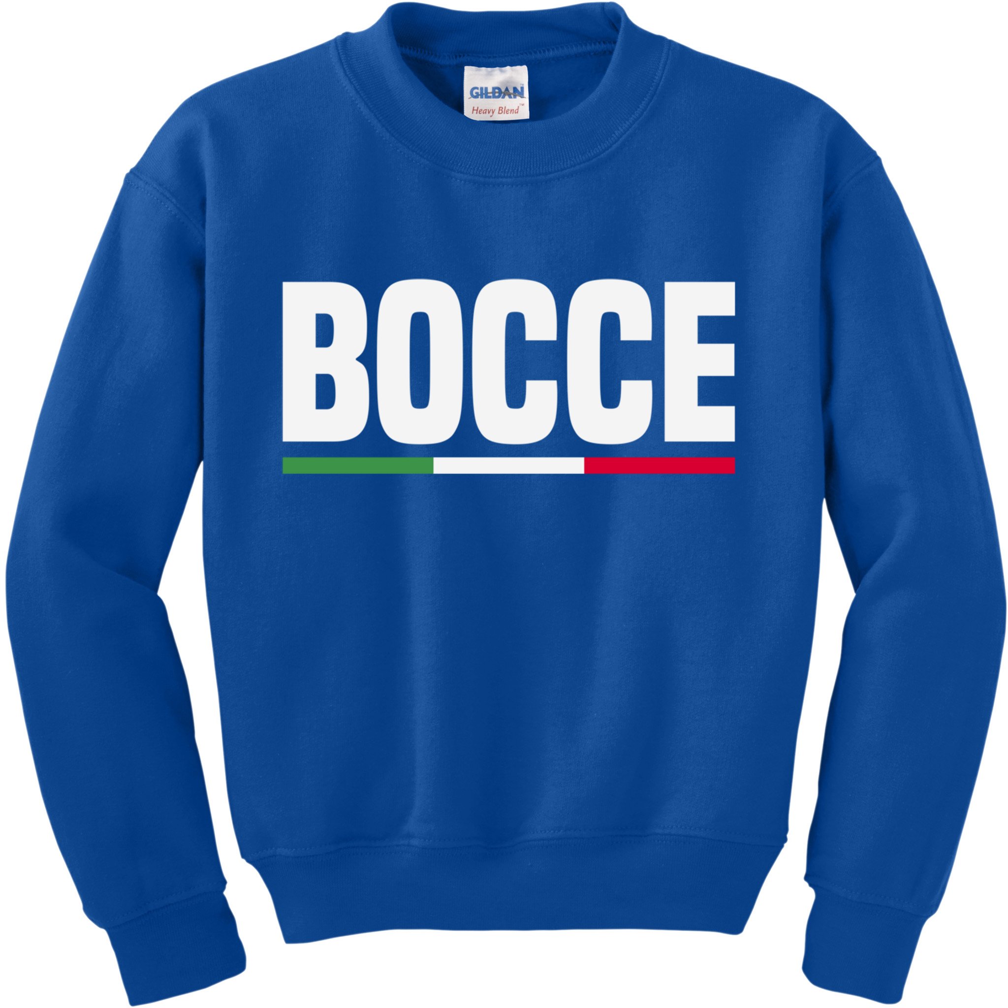 Italy Flag Italian Bocce Ball Player Meaningful Gift Kids Sweatshirt