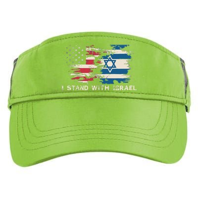 Israeli Flag Jewish Star Of David  I Stand With Israel  Adult Drive Performance Visor