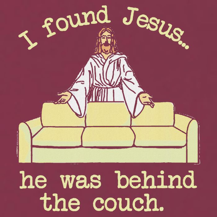I Found Jesus... He Was Behind The Couch 16oz Travel Tumbler