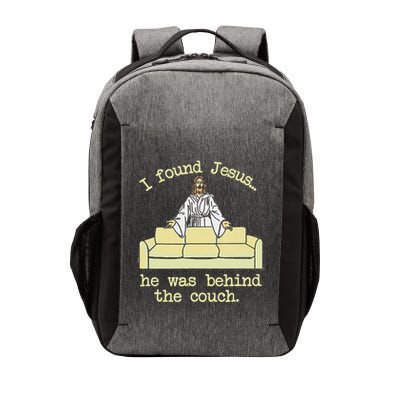 I Found Jesus... He Was Behind The Couch Vector Backpack