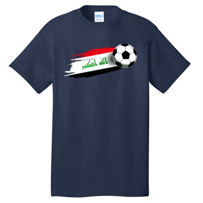 Iraq Flag Jersey Iraqi Soccer Team Iraqi Tall T-Shirt