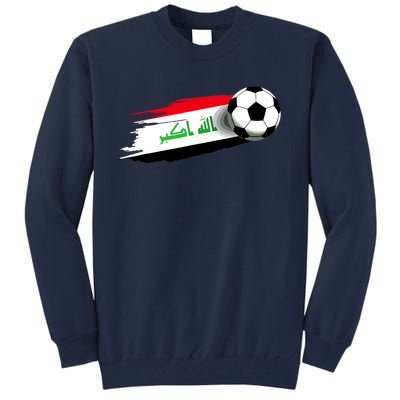 Iraq Flag Jersey Iraqi Soccer Team Iraqi Tall Sweatshirt