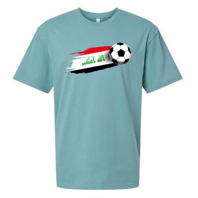 Iraq Flag Jersey Iraqi Soccer Team Iraqi Sueded Cloud Jersey T-Shirt