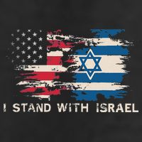 Israeli Flag Jewish Star Of David I Stand With Israel Cool Comfort Performance Bucket Hat
