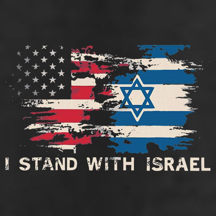 Israeli Flag Jewish Star Of David I Stand With Israel Cool Comfort Performance Bucket Hat
