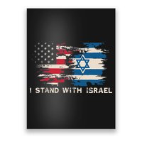 Israeli Flag Jewish Star Of David I Stand With Israel Poster