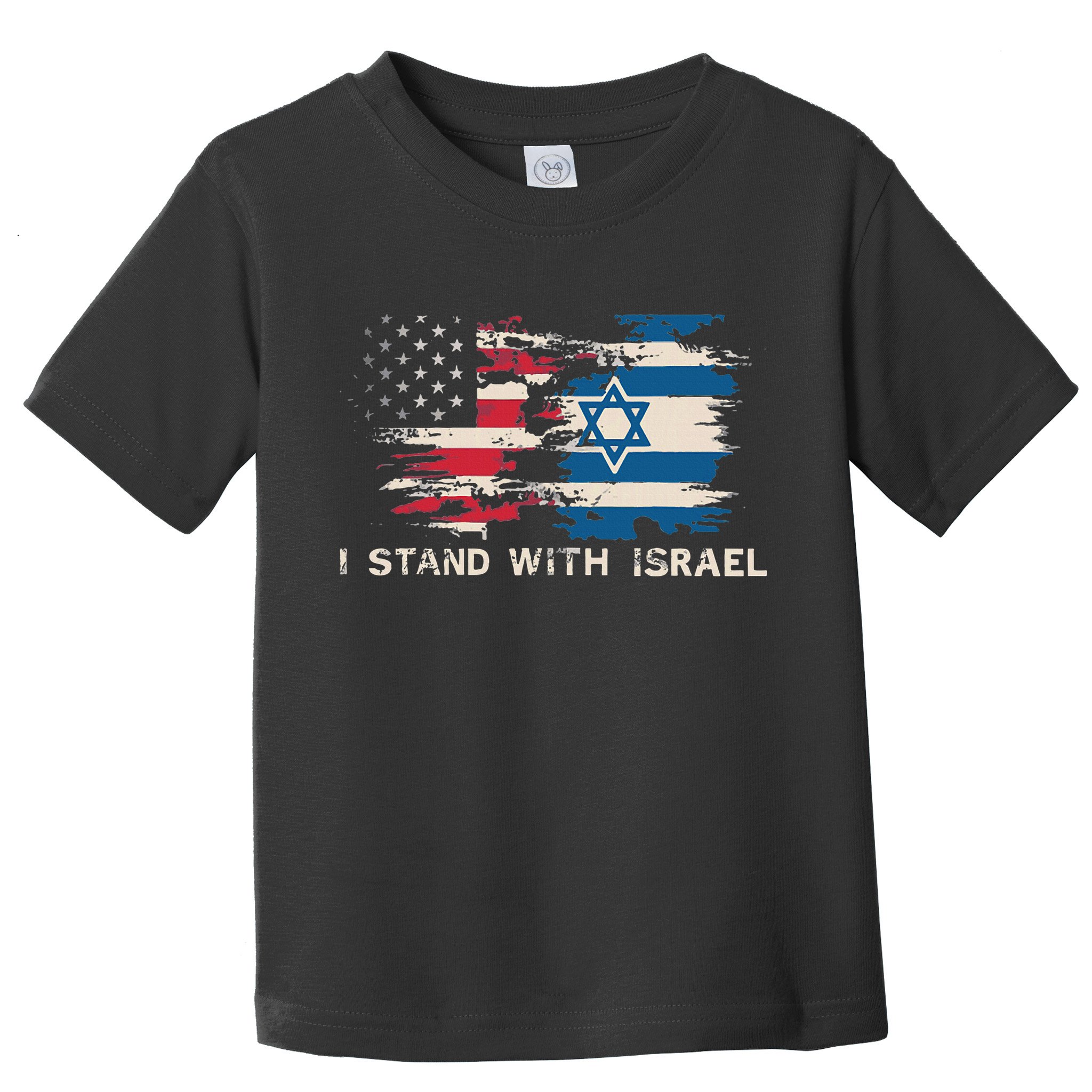 Israeli Flag Jewish Star Of David I Stand With Israel Toddler T-Shirt
