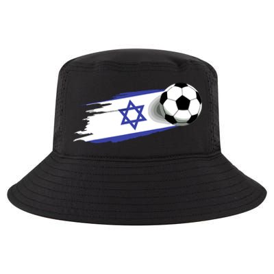 Israel Flag Jersey Israeli Soccer Team Israeli Cool Comfort Performance Bucket Hat