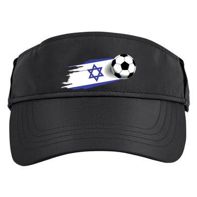 Israel Flag Jersey Israeli Soccer Team Israeli Adult Drive Performance Visor