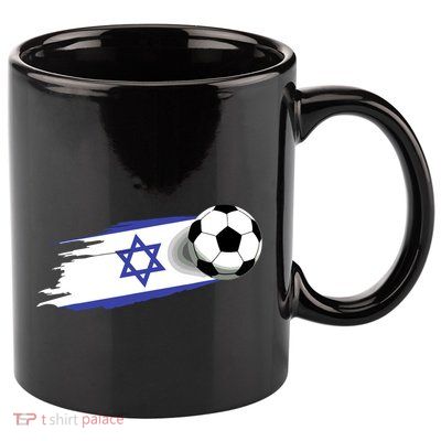 Israel Flag Jersey Israeli Soccer Team Israeli 11oz C Handle Ceramic Mug