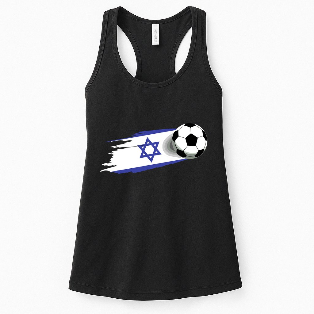Israel Flag Jersey Israeli Soccer Team Israeli Womens Tank Top