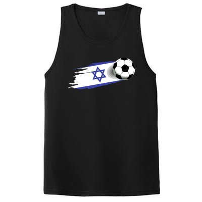 Israel Flag Jersey Israeli Soccer Team Israeli PosiCharge Competitor Tank