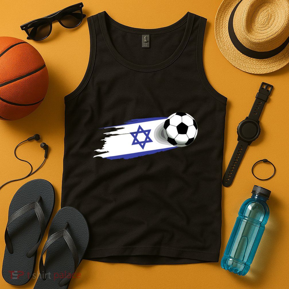 Israel Flag Jersey Israeli Soccer Team Israeli Tank Top