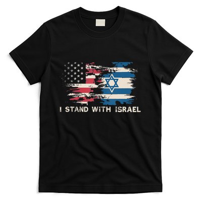 Israeli Flag Jewish Star Of David | I Stand With Israel T-Shirt