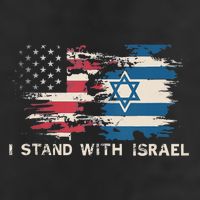 Israeli Flag Jewish Star Of David | I Stand With Israel Adult Drive Performance Visor