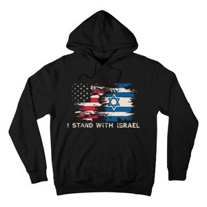 Israeli Flag Jewish Star Of David I Stand With Israel Hoodie