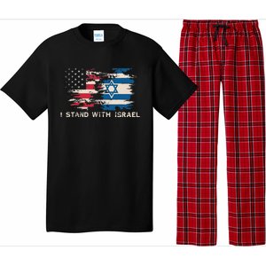 Israeli Flag Jewish Star Of David I Stand With Israel Pajama Set