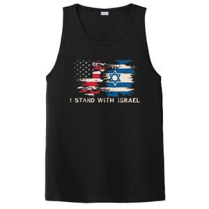 Israeli Flag Jewish Star Of David I Stand With Israel PosiCharge Competitor Tank