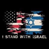 Israeli Flag Jewish Star Of David  I Stand With Israel  Cooling Performance Crew T-Shirt