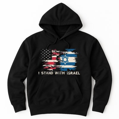 Israeli Flag Jewish Star Of David  I Stand With Israel  Hoodie