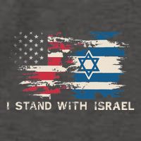 Israeli Flag Jewish Star Of David  I Stand With Israel  Vector Backpack