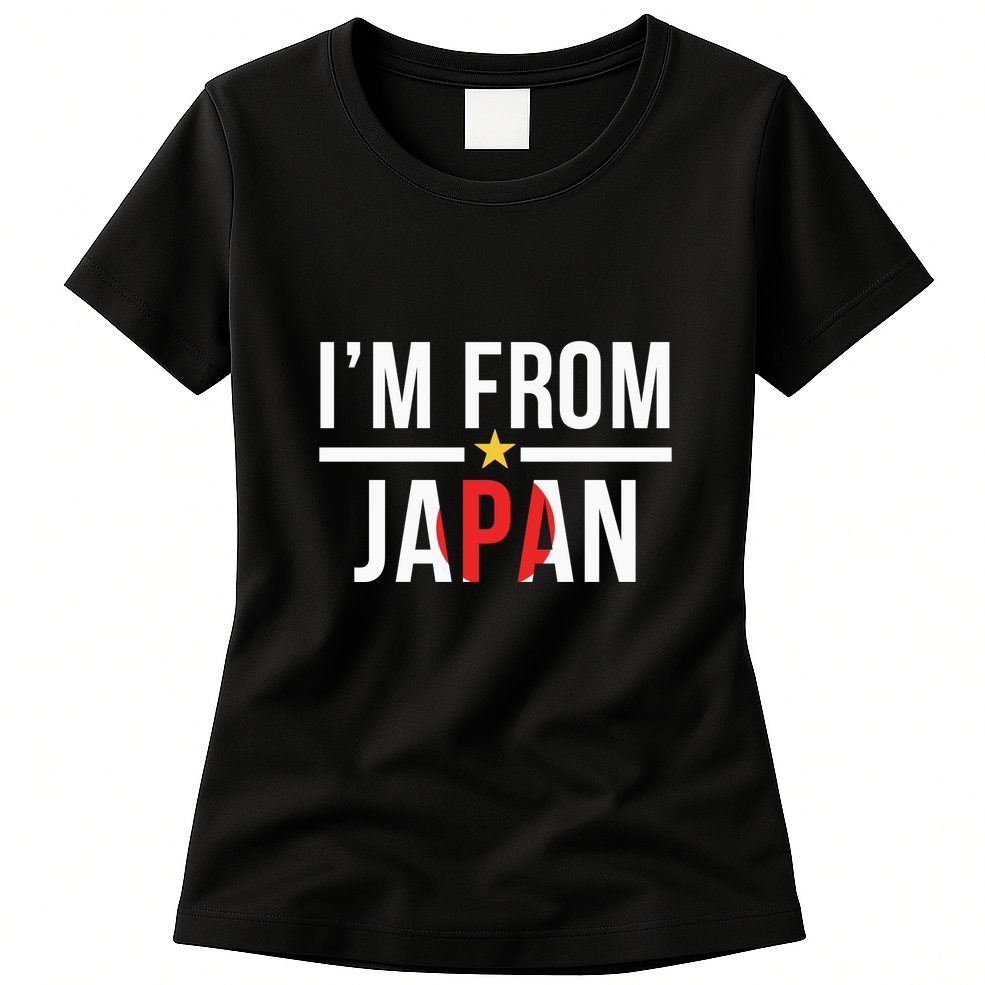 IM From Japan | Japanese Flag Womens T-Shirt