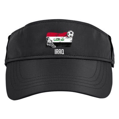 Iraq Flag Jersey Iraqi Soccer Team Iraqi Adult Drive Performance Visor